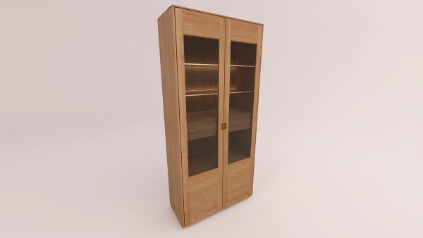 ELO Massivholz-Vitrine – 1430