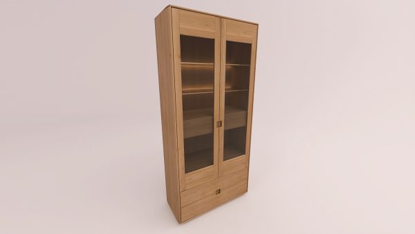 ELO Massivholz-Vitrine – 1440