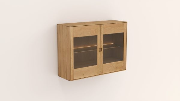 ELO Massivholz Wandvitrine – 1600