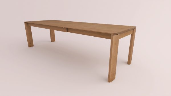 ELO ausziehbarer Massivholz-Esstisch – 5040