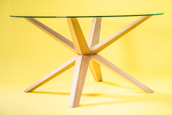 X-LINE DUO Massivholz Esstisch