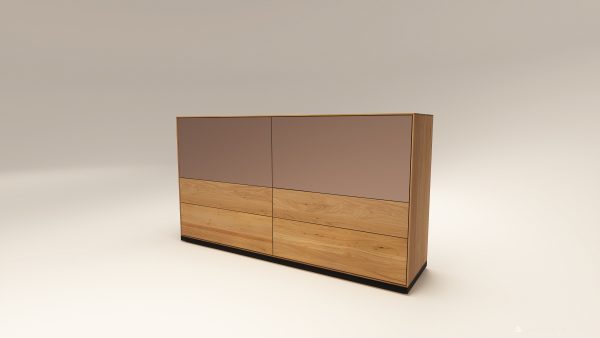 MATTINA Massivholz-Bettzeugkommode