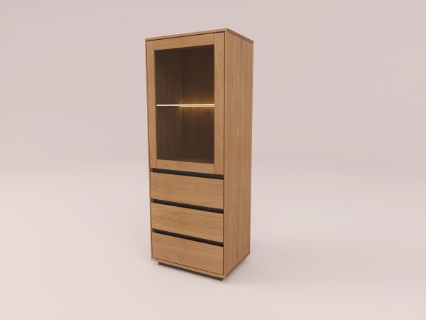 EASTWOOD Massivholz-Vitrine – 153105