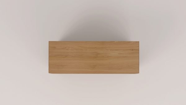 EASTWOOD Massivholz Vitrinenschrank – 154140
